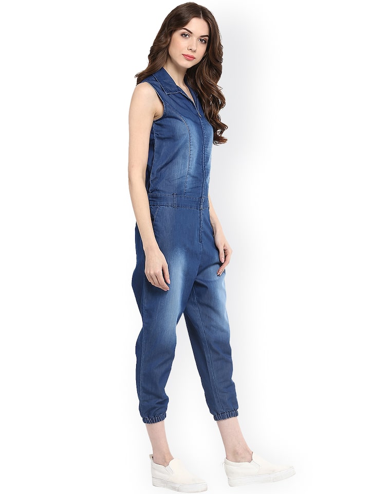Women's Distressed Dungaree Denim Jeans Jumpsuit Overall - S/M/L | eBay-pokeht.vn