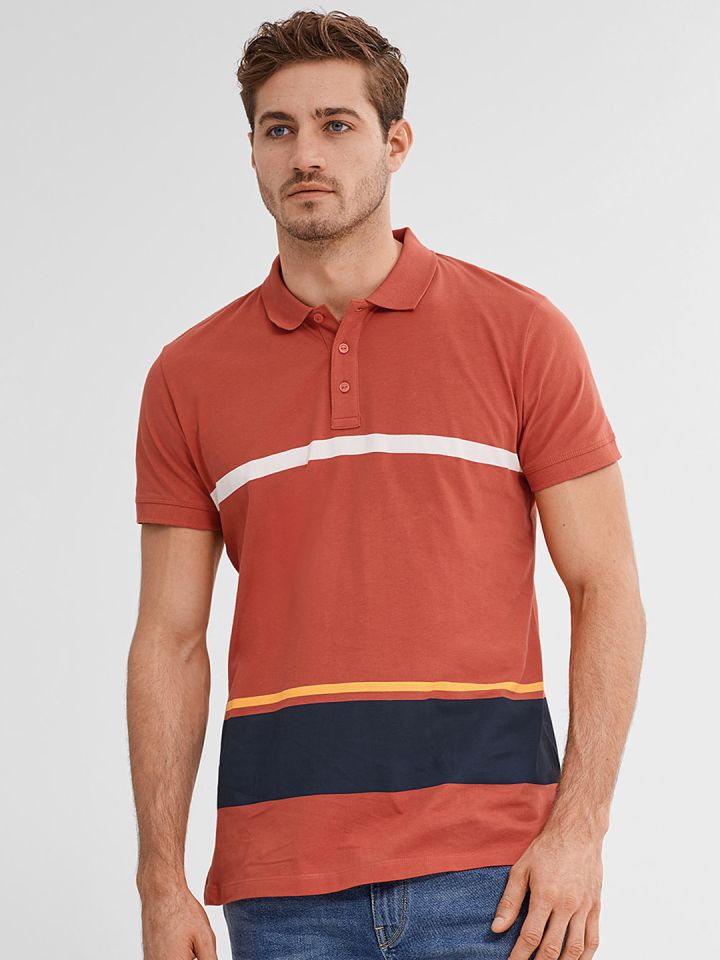 Myntra collar top t shirt