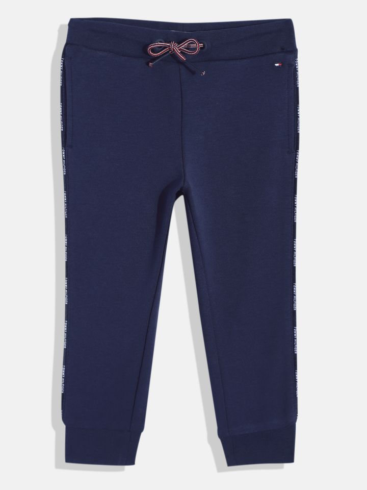 Tommy Hilfiger Girls Regular Fit Solid Joggers