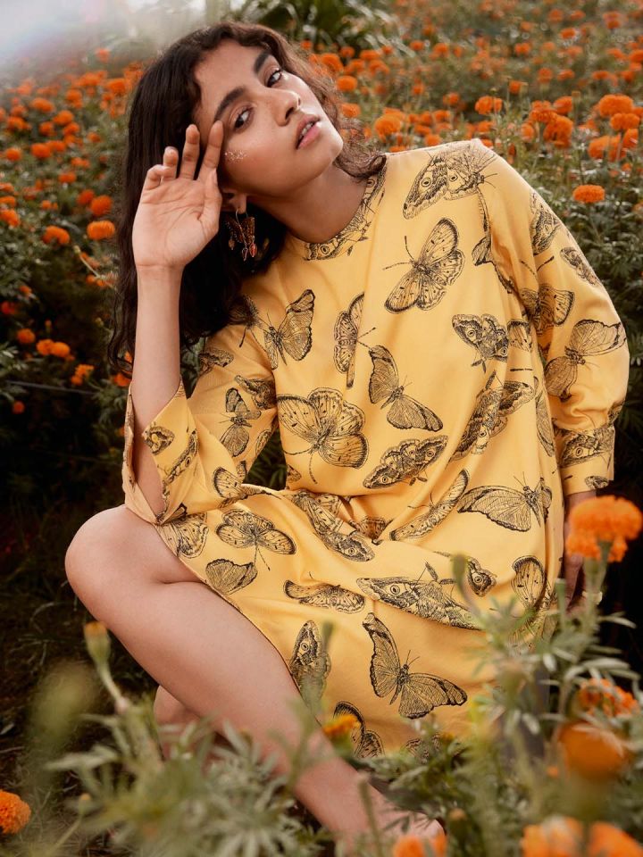 Zink london on sale yellow dress