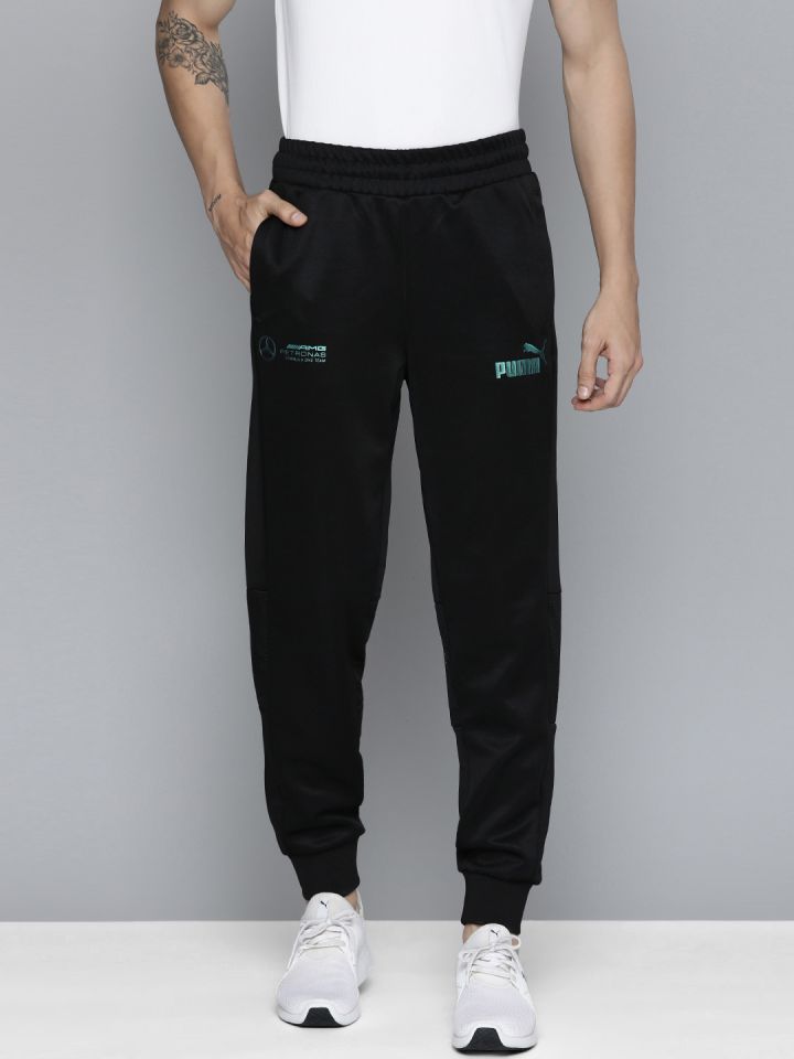 Puma black online joggers mens