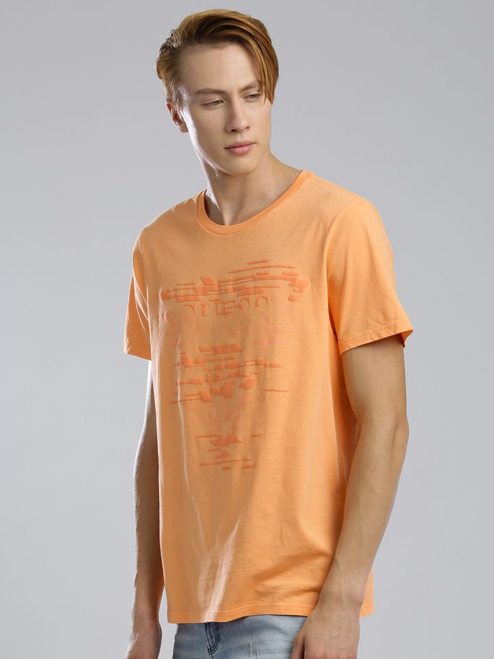 Orange guess shirt new arrivals