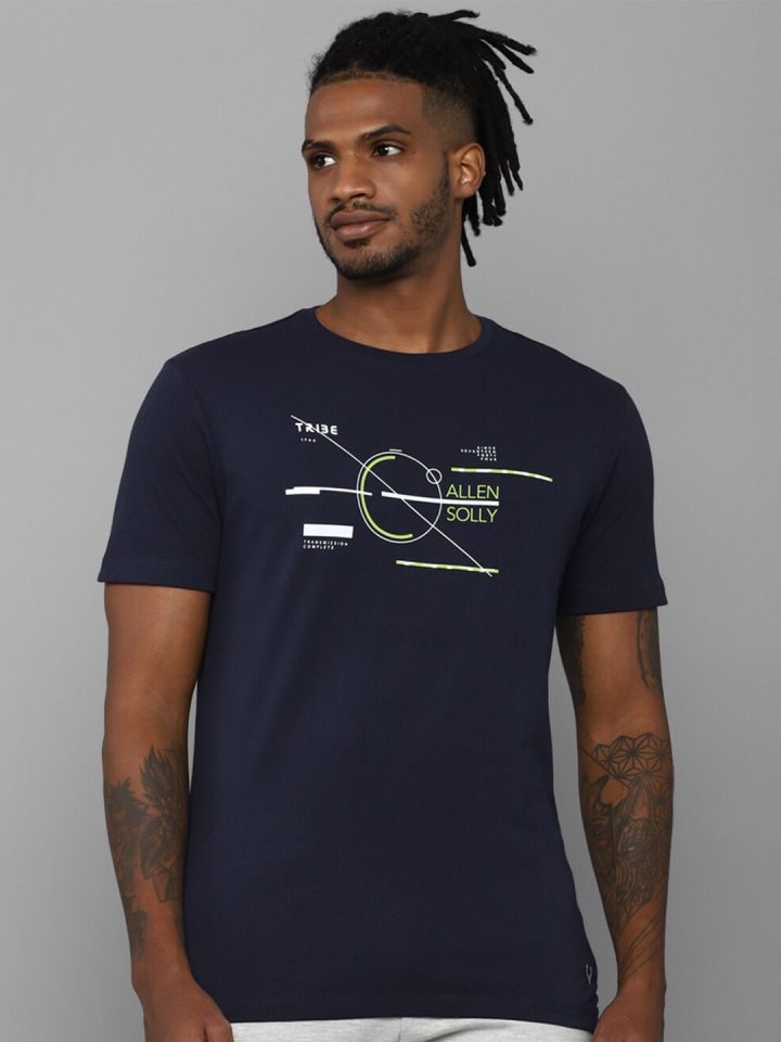 Allen solly navy blue shirt top