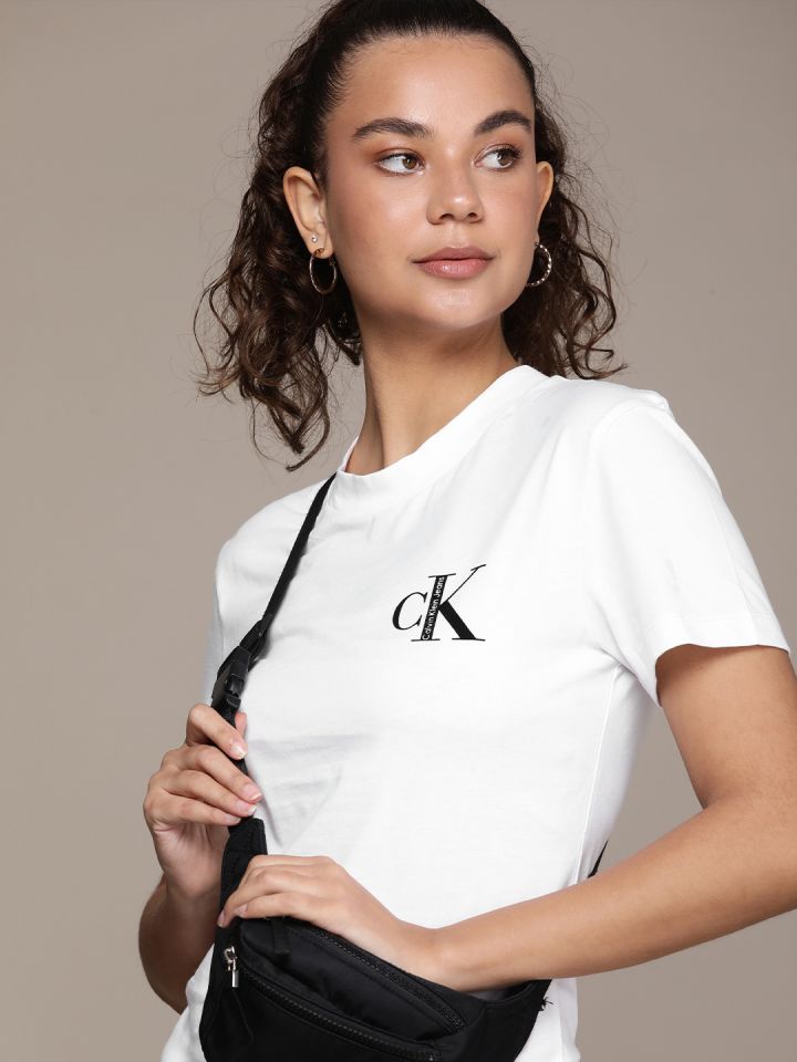 Buy Calvin Klein Jeans White Shirt - Shirts for Women 1236402