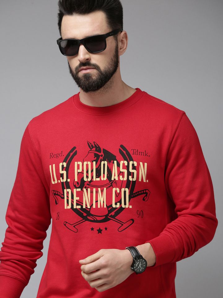 Us polo association hotsell men's cotton sweatshirt