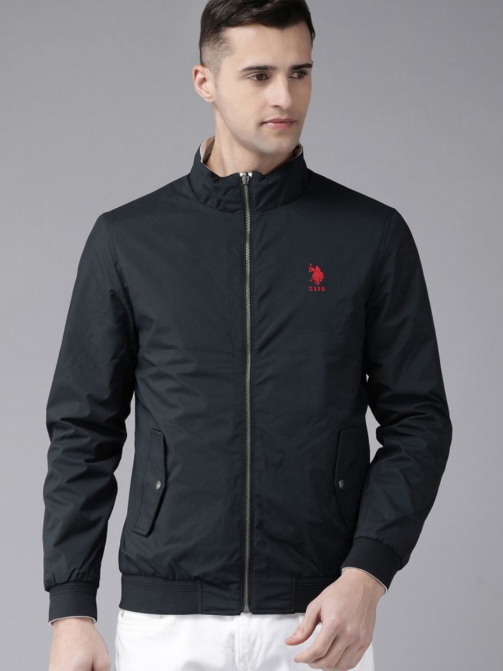Us polo reversible bomber jacket top