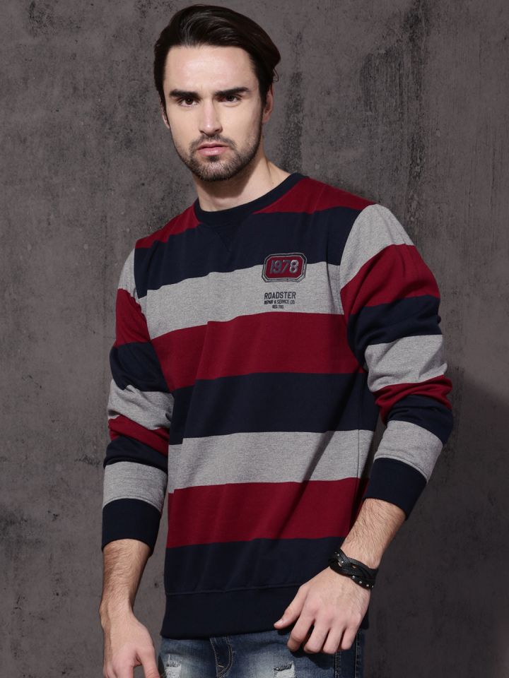 Striped sweatshirt men top