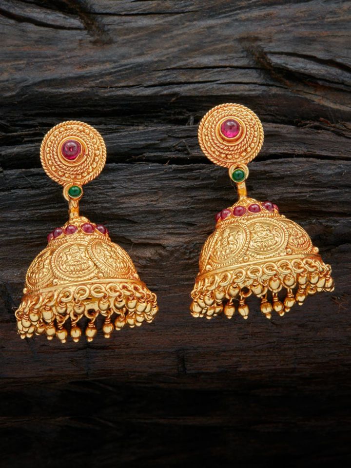 Kushal cheap silver jhumkas