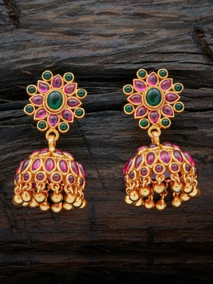 Kushal silver hot sale jhumkas