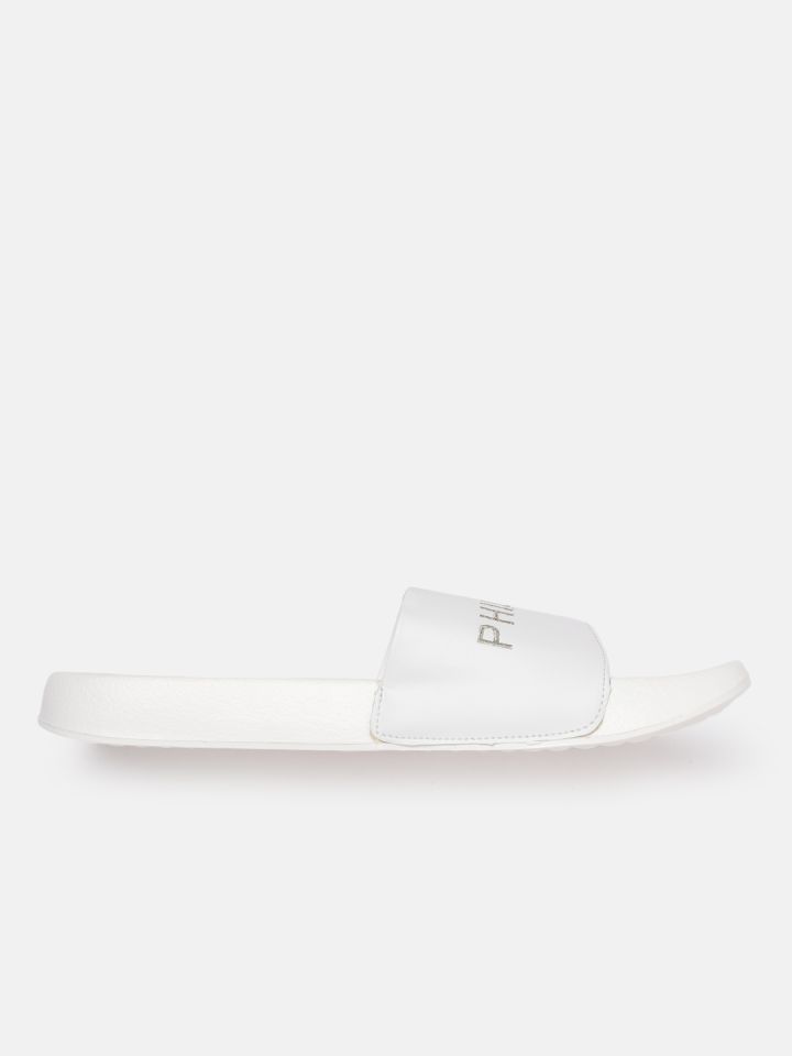 Buy Louis Philippe Men White Gold Toned Brand Logo Thread