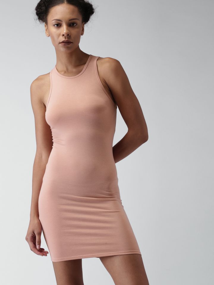 Forever 21 peach dress new arrivals