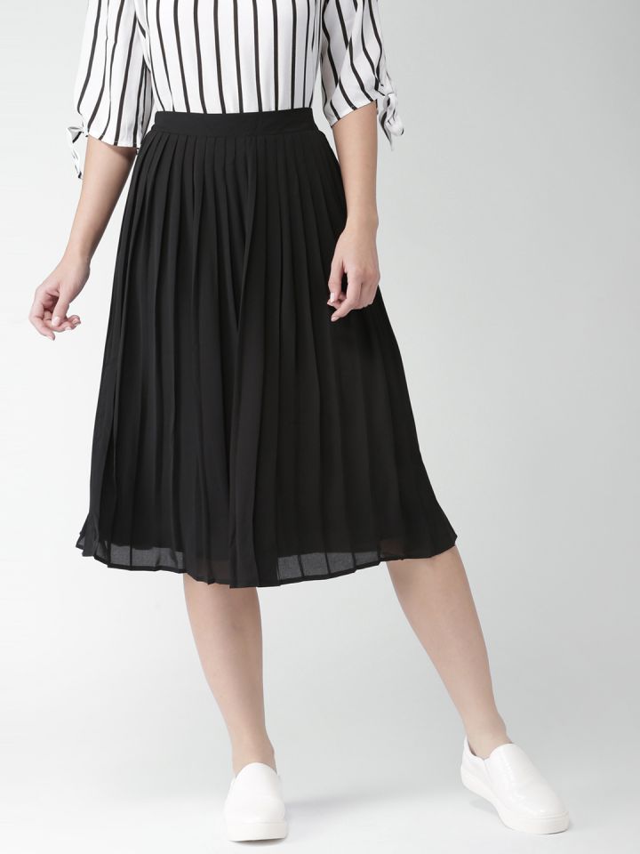 Pleated deals skirt myntra