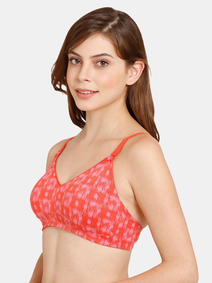 maashie Cotton Non-Padded Non Wired Moulded Cups Everyday Bra