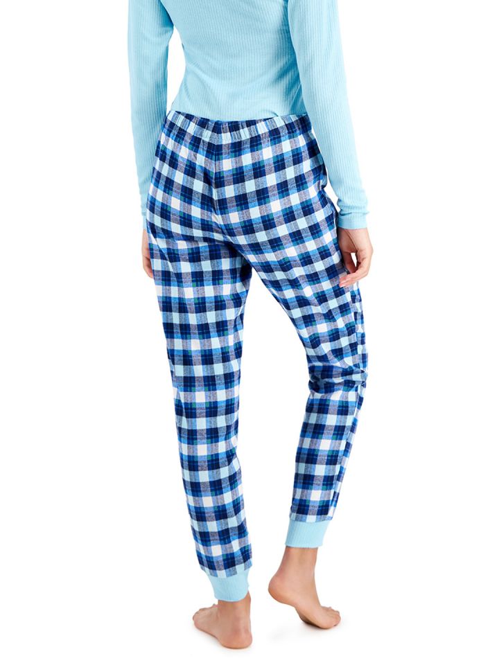 Jenni Womens Printed Jogger Pajama Pants