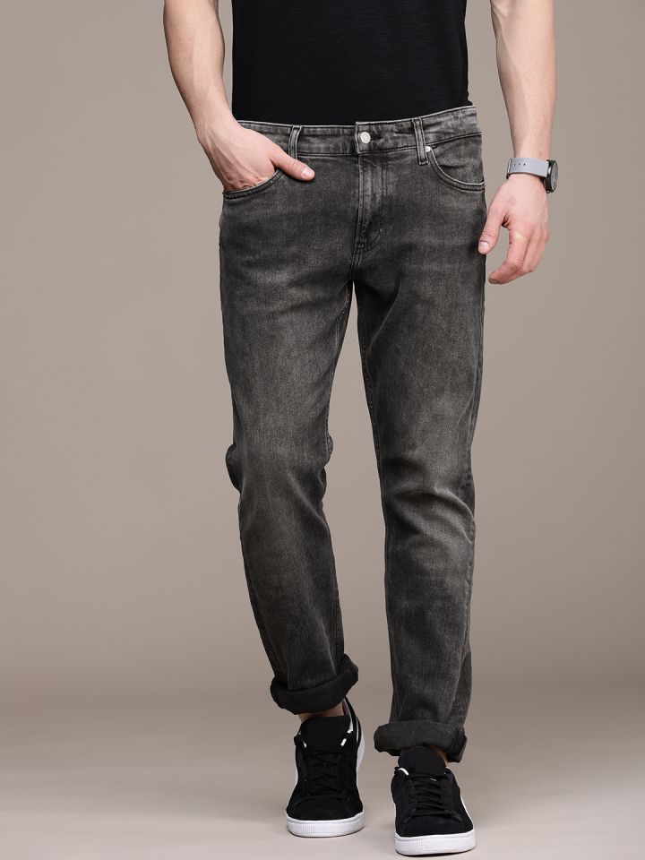 Calvin klein sales men's jeans grey