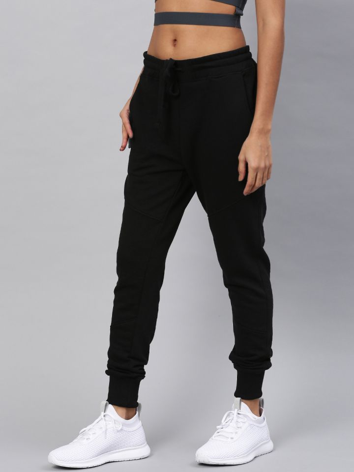 Buy by Hrithik Roshan Women Grey Solid Side Slit Lifestyle Track Pants  online  Looksgudin