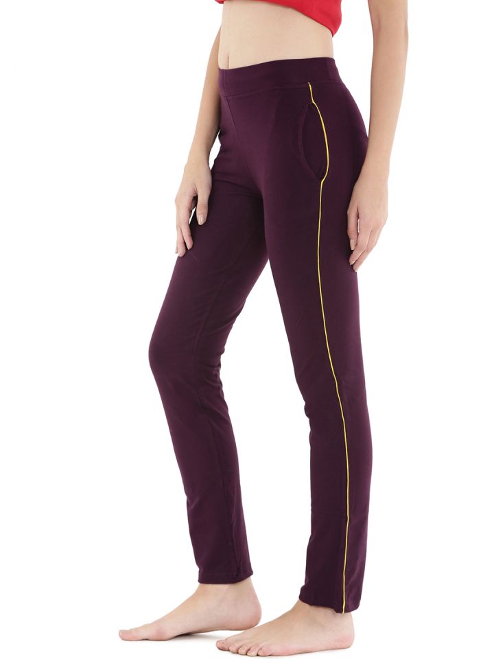 Buy Floret Burgundy Slim Fit Lounge Pants P 20015 Lounge Pants