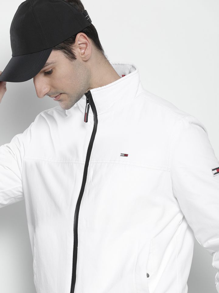 All white hotsell tommy hilfiger windbreaker