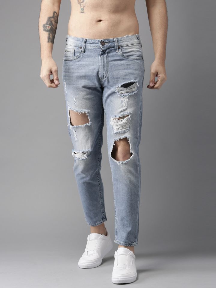 Torn best sale jeans myntra