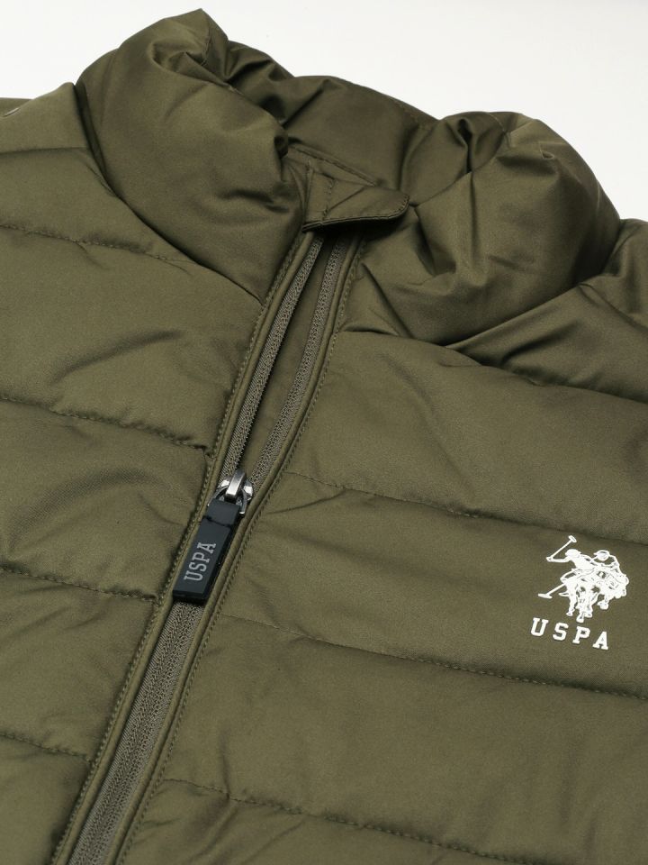 Olive green down 2025 jacket