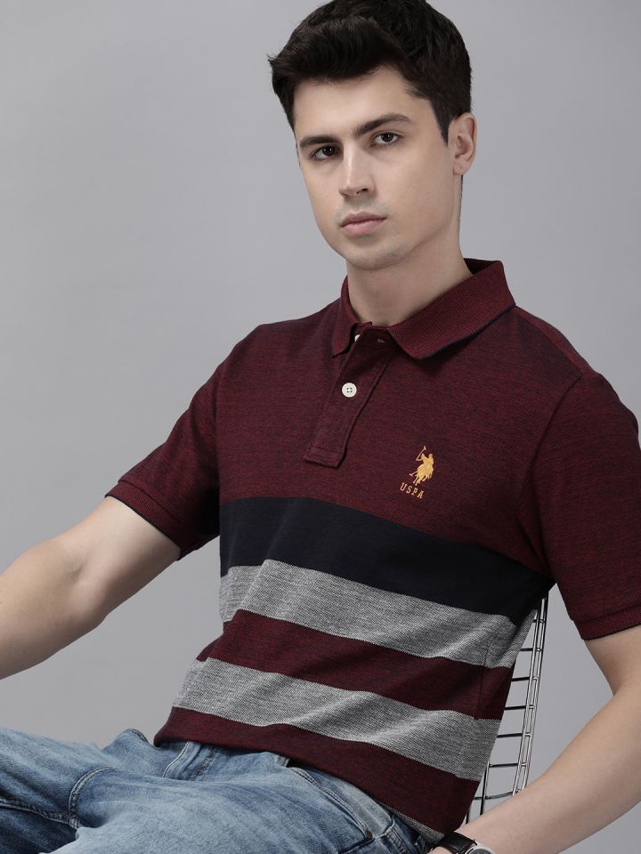 Polo collar t sales shirts for men