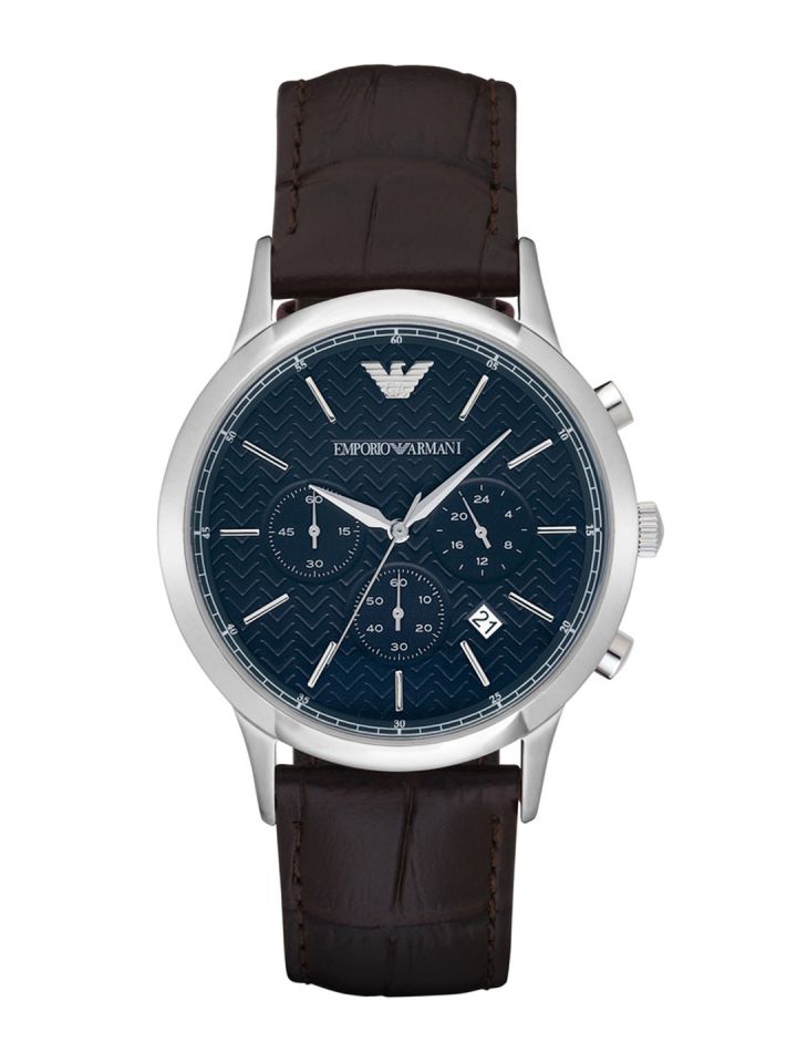 Armani watch blue face hotsell