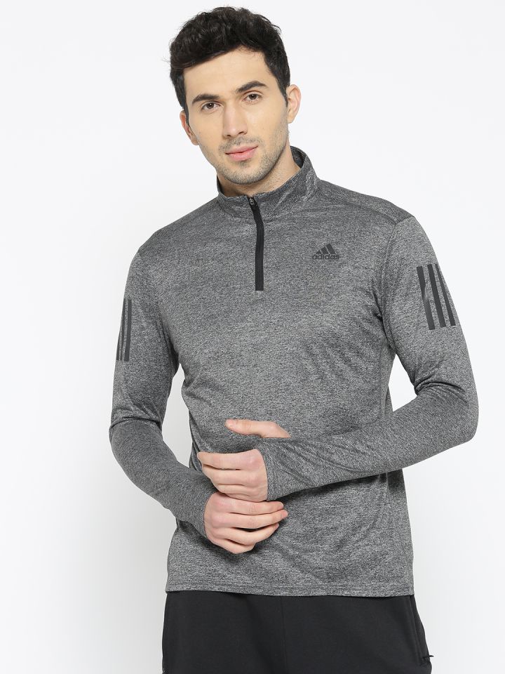 adidas full sleeve solid men's sweatshirt