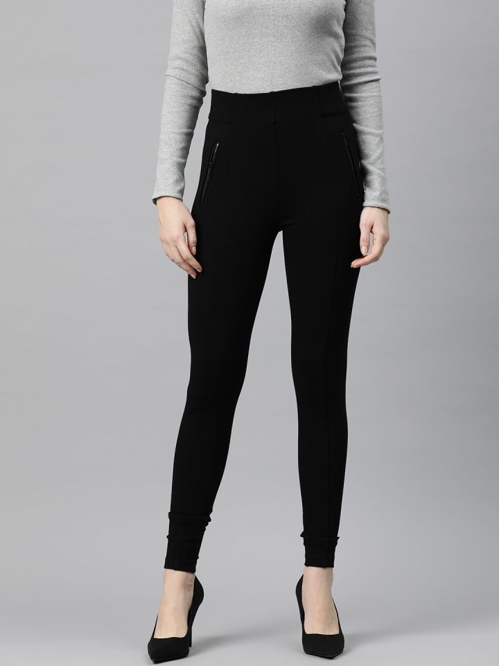 Buy Marks & Spencer Solid Regular Fit Jeggings online