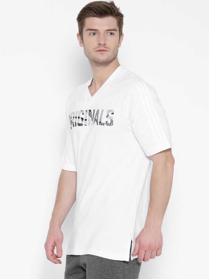 Adidas originals v neck t shirt new arrivals