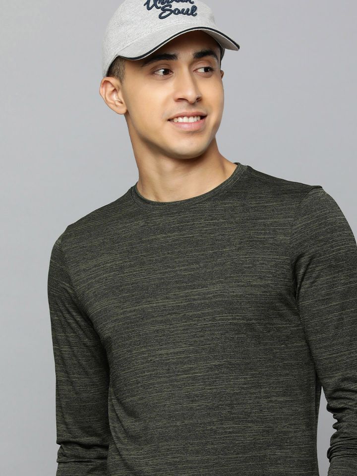 Skechers t shirt mens green on sale