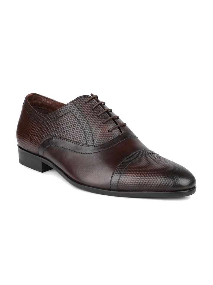 Buy ATESBER By Inc.5 Men s Brown Solid Formal Slip On Shoes