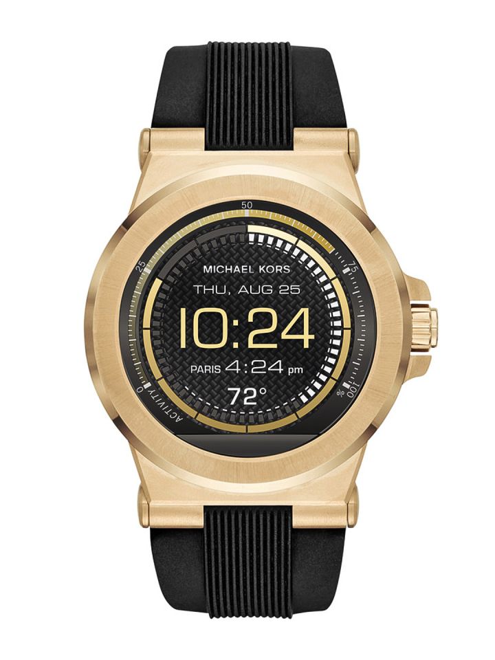 Buy Michael Kors Men Black Access Dylan Silicone Smartwatch