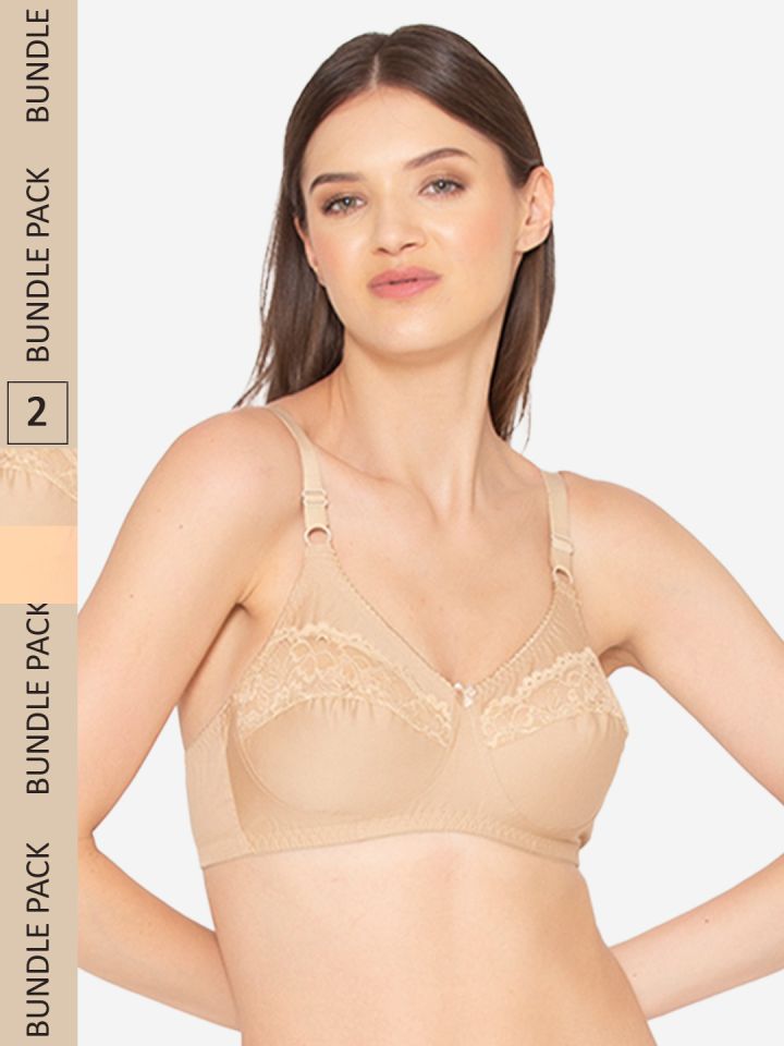 Groversons Paris Beauty by Groversons Paris Beauty Non padded non wired  full coverage seamless T-shirt bra (SKin) Women T-Shirt Non Padded Bra -  Buy Groversons Paris Beauty by Groversons Paris Beauty Non