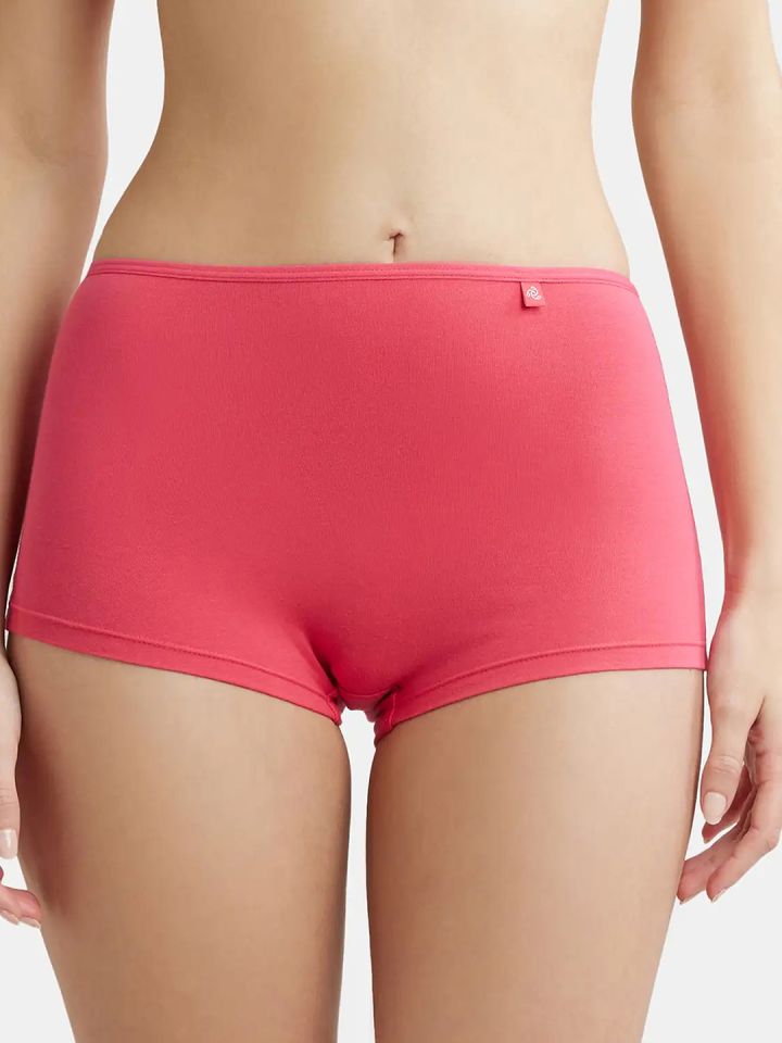Buy Jockey Women Pink Low Rise Boy Shorts SS04 0105 - Briefs for