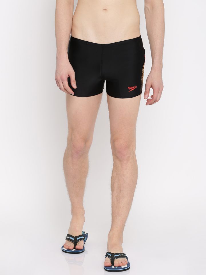 Mens black swimming shorts clearance