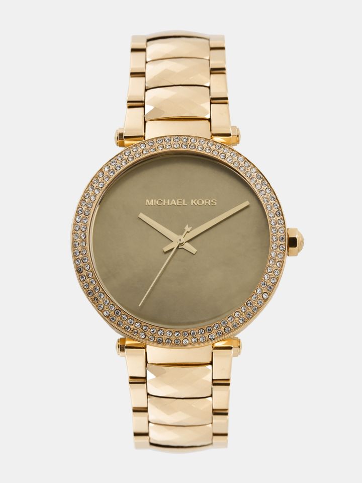 Bronze michael kors clearance watch