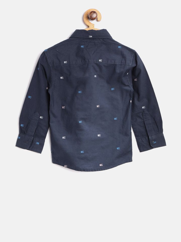 navy blue tommy hilfiger shirt