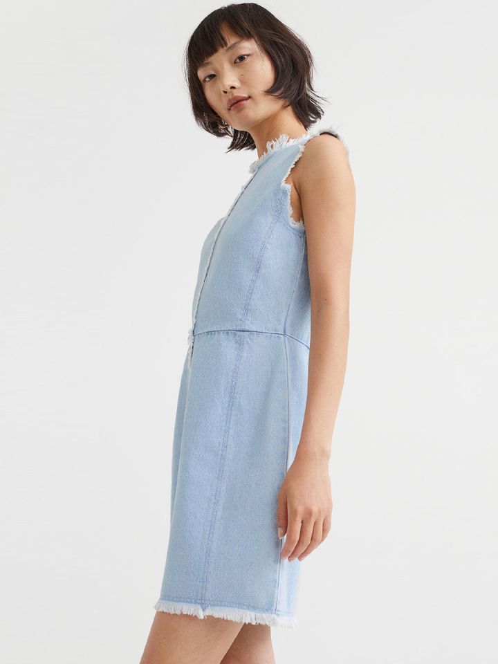 H and on sale m denim pinafore