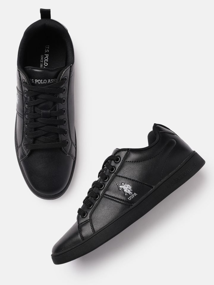 Buy U.S. Polo Assn. Men Black Salvador 4.0 Sneakers Casual