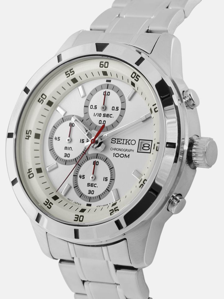 SEIKO Chronograph Men Off White Analogue watch SKS557P1
