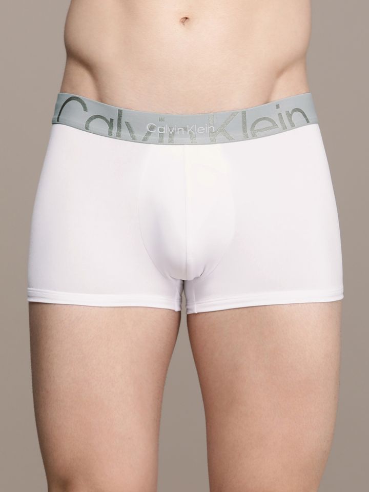 Buy Calvin Klein Underwear Men Low Rise Trunk NB3312100 WHITE - Trunk for  Men 19461902