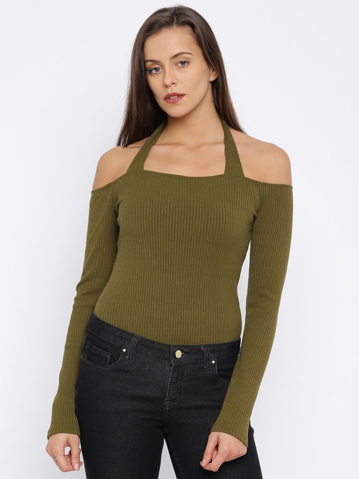 Olive hot sale green bodysuit