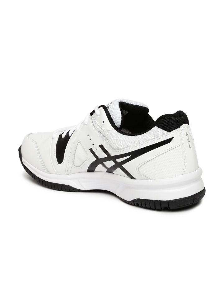 ASICS Men White Gel Gamepoint Tennis Shoes