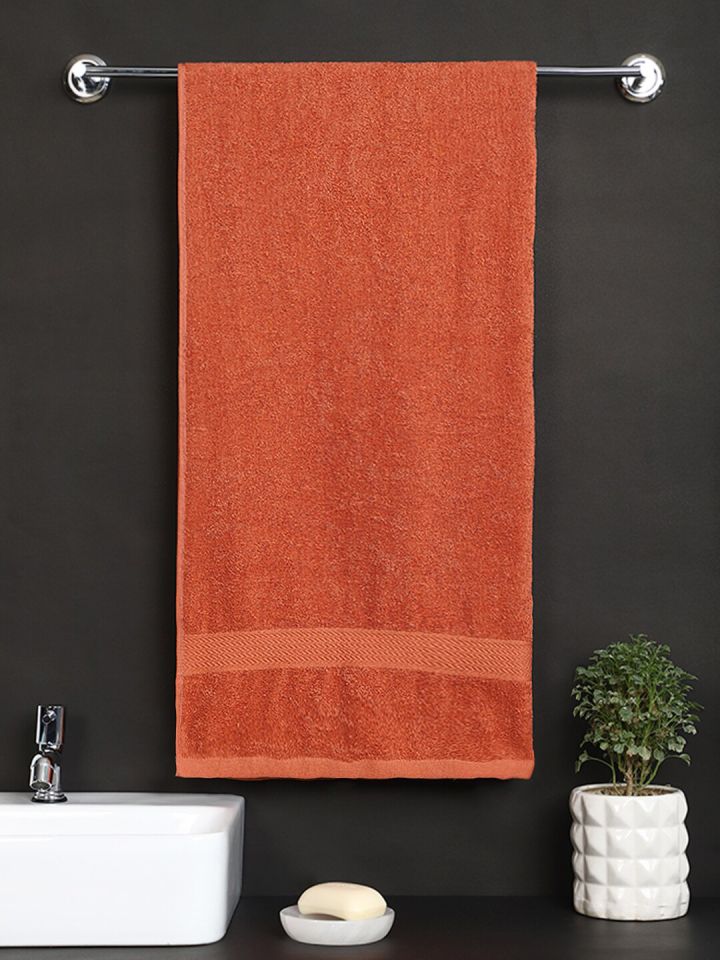 Red orange bath hotsell towels