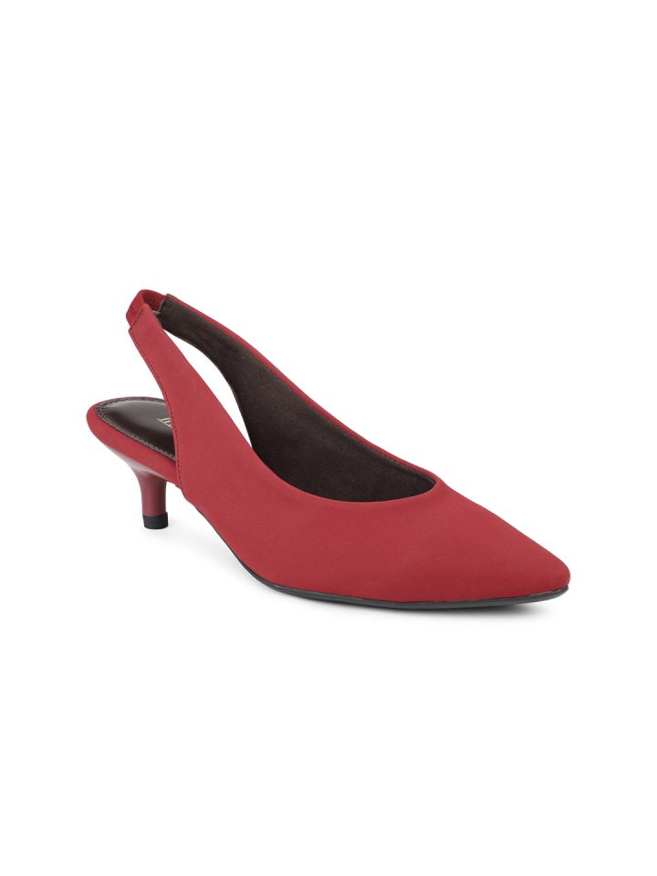 Maroon deals kitten heels