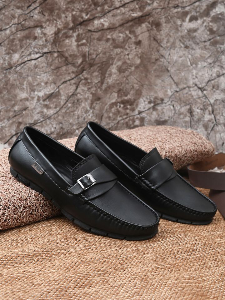 Buy Sir Corbett Men Black Loafers Casual Shoes for Men