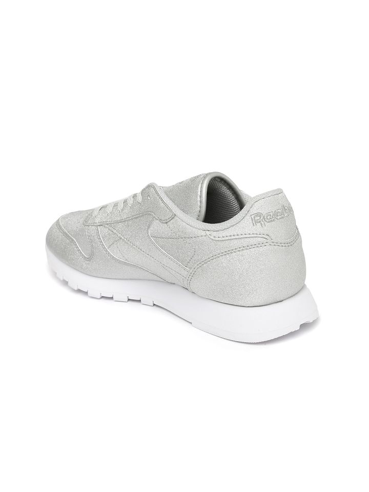 Reebok silver deals glitter sneakers