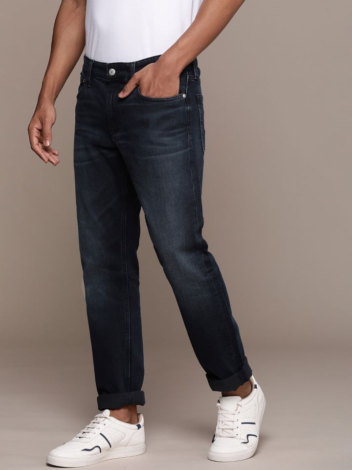 Calvin Klein Men's Slim High Stretch Jeans, Avedon Dark, 29W x 30L :  : Clothing, Shoes & Accessories