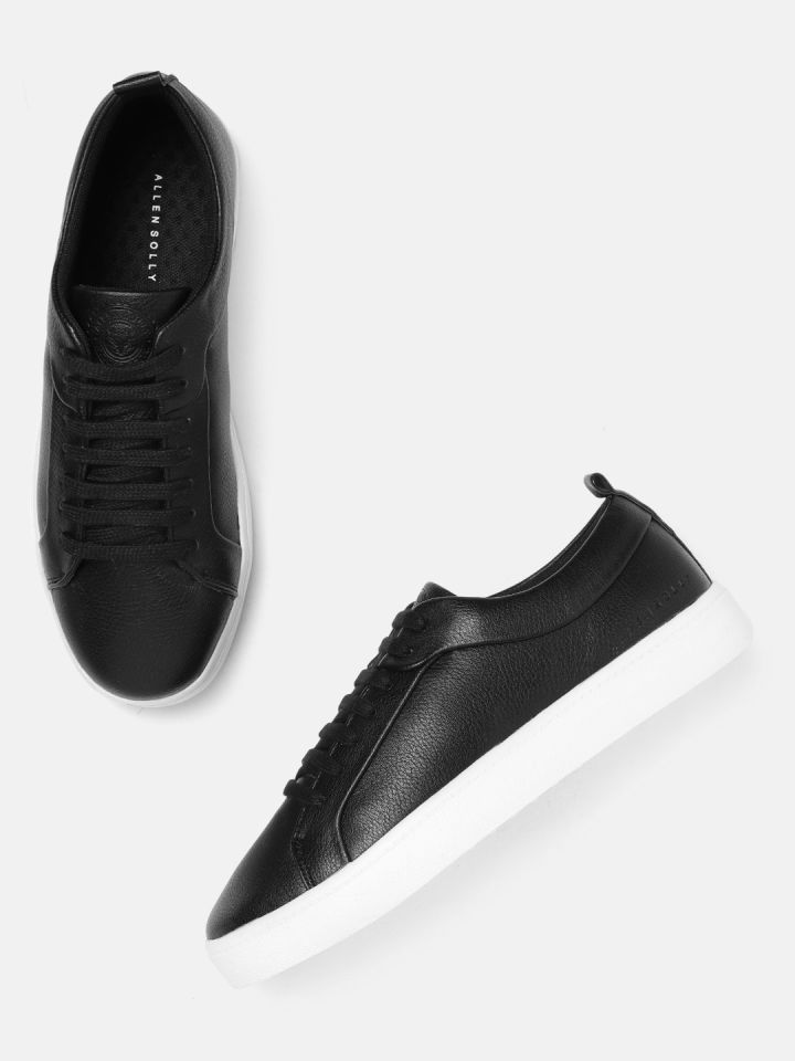 Allen solly black sales sneakers