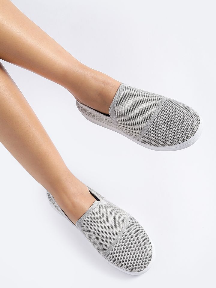 ether grey slip on sneakers
